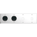 MODELEC - Façade Confidence Laiton Chrome Miroir Quadruple Horizontale PCK Pck M1 M1 à Vis