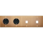 MODELEC - Façade Confidence Laiton Vieux Bronze Quadruple Horizontale PCK Pck M1 M1 à Vis