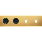MODELEC - Façade Confidence Laiton Satine Quadruple Horizontale PCK Pck M1 M1 Magnetique