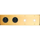 MODELEC - Façade Confidence Laiton Or Miroir Quadruple Horizontale PC Pc M1 M1 Vis