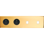 MODELEC - Façade Confidence Laiton Or Miroir Quadruple Horizontale PC Pc M1 M1