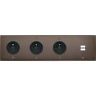 MODELEC - Façade Confidence Laiton Canon De Fusil Quadruple Horizontale PC Pc PC U1 Vis