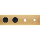 MODELEC - Façade Confidence Laiton Brosse Quadruple Horizontale PCK Pck M1 U1