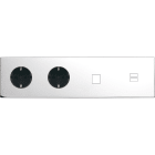 MODELEC - Façade Confidence Laiton Chrome Quadruple Horizontale PCK Pck M1 U1