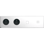 MODELEC - Façade Confidence Laiton Chrome Quadruple Horizontale PC Pc M1 U1