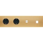 MODELEC - Façade Confidence Laiton Brosse Quadruple Horizontale PCK Pck U1 M1