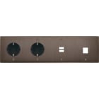 MODELEC - Façade Confidence Laiton Canon De Fusil Quadruple Horizontale PCK Pck U1 M1 Vis