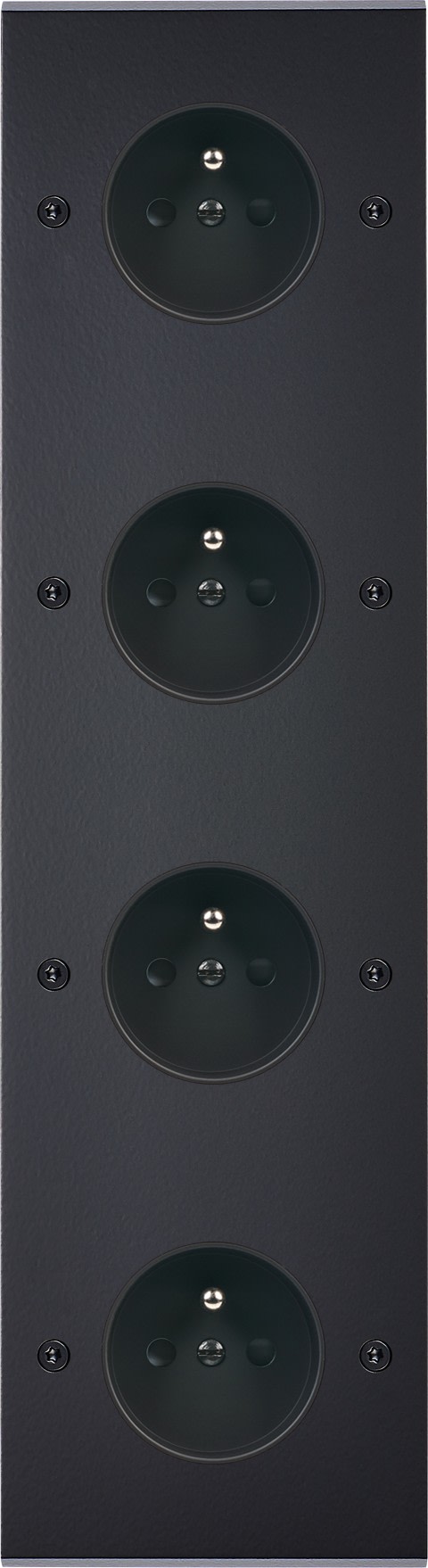 MODELEC - Façade Confidence Laiton Noir Mat Qv PC Pc PC Pc Vis