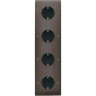 MODELEC - Façade Confidence Laiton Canon De Fusil Quadruple Verticale 4Xpck Vis