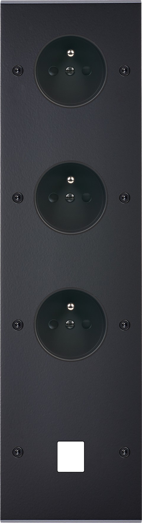 MODELEC - Façade Confidence Laiton Noir Mat Qv PC Pc PC M1 Vis