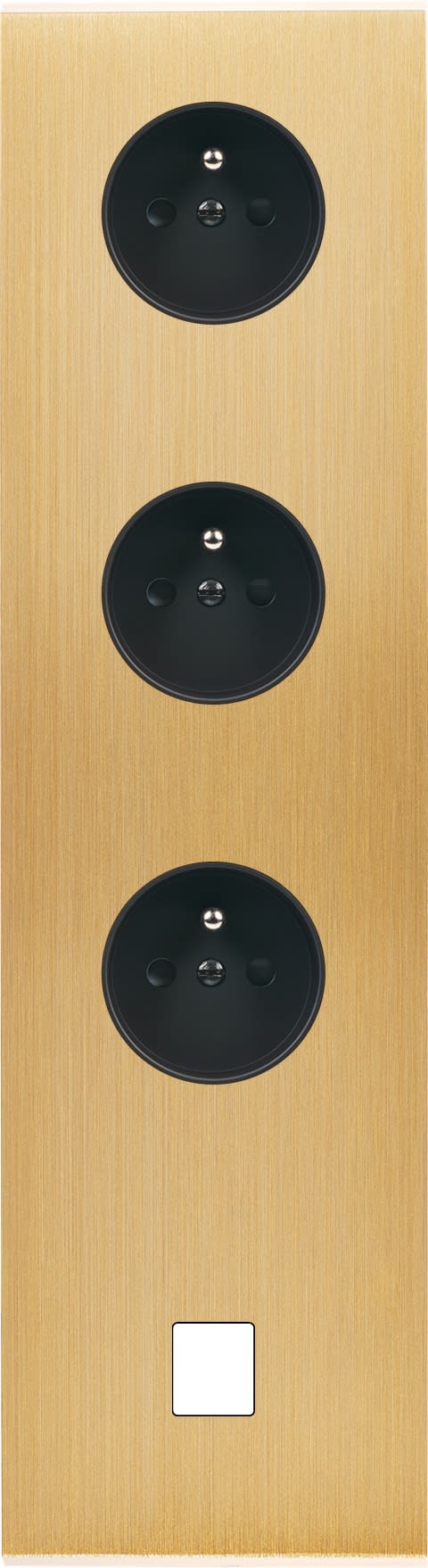 MODELEC - Façade Confidence Laiton Brosse Quadruple Verticale PC Pc PC M1