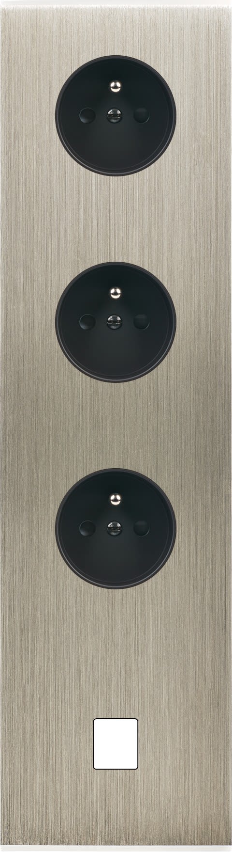 MODELEC - Façade Confidence Laiton Acier Quadruple Verticale PC Pc PC M1