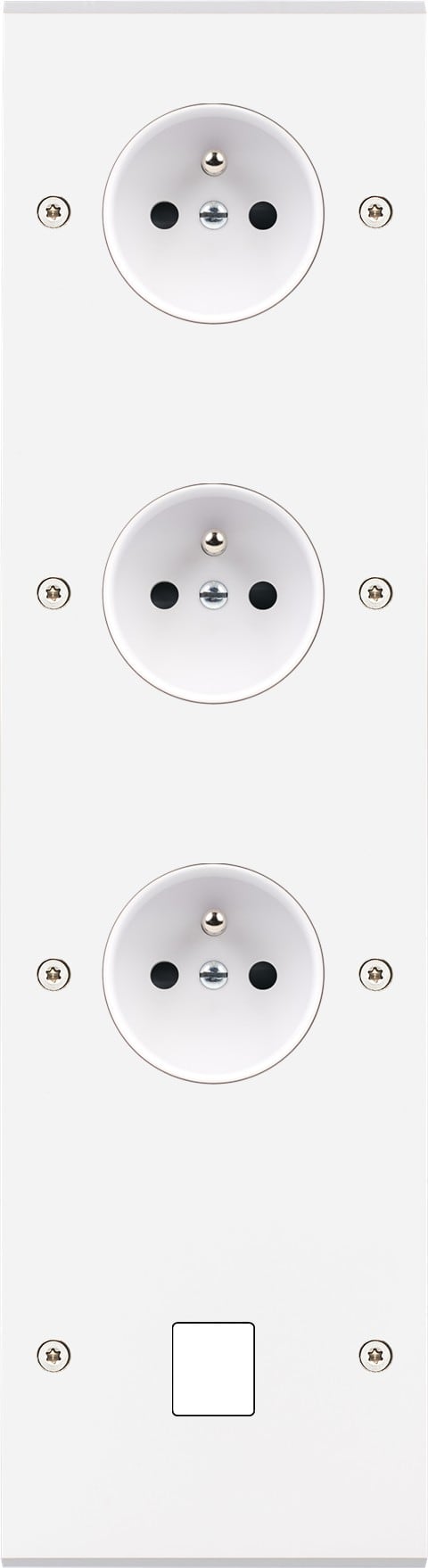 MODELEC - Façade Confidence Laiton Blanc Mat Qv PC Pc PC M1 Vis