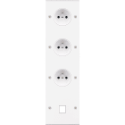 MODELEC - Façade Confidence Laiton Blanc Mat Qv PC Pc PC M1 Vis