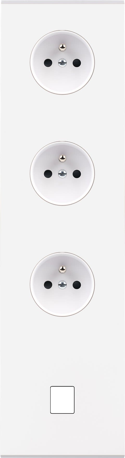 MODELEC - Façade Confidence Laiton Blanc Quadruple Verticale PC Pc PC M1