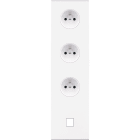 MODELEC - Façade Confidence Laiton Blanc Quadruple Verticale PC Pc PC M1