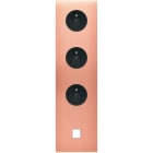 MODELEC - Façade Confidence Laiton Cuivre Satine Quadruple Verticale PC Pc PC M1