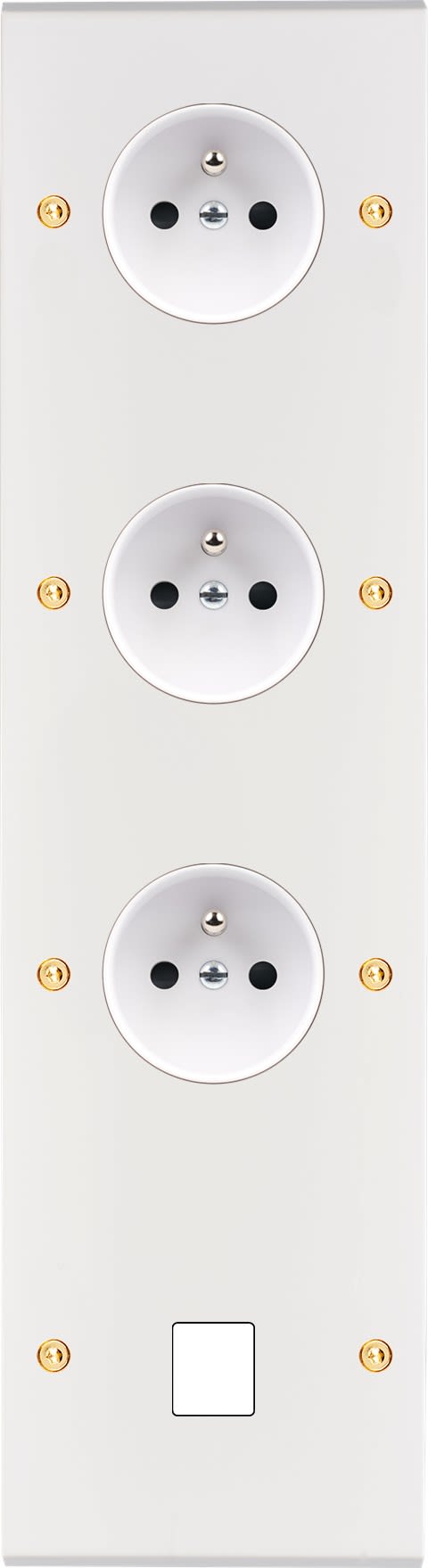 MODELEC - Façade Confidence Laiton Blanc Mat Em Qv PC Pc PC M1 Vis