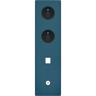 MODELEC - Façade M aluminium Bleu Roi Laqué Quadruple Verticale 2 PC M1 C1 M