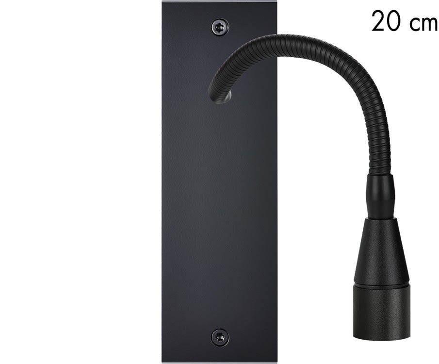 MODELEC - Façade Confidence Laiton Noir Mat Etroite Longue Liseuse Fine 20