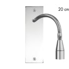 MODELEC - Façade Confidence Laiton Chrome Etroite Longue Liseuse Fine 20