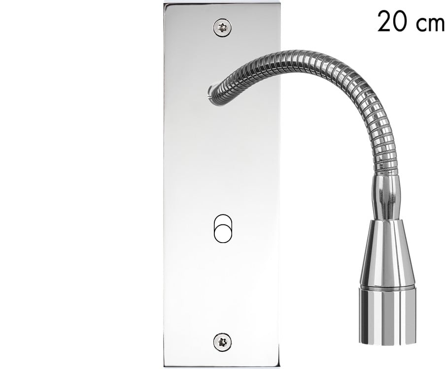 MODELEC - Façade Confidence Laiton Chrome Etroite Longue Liseuse Fine 20 + B1