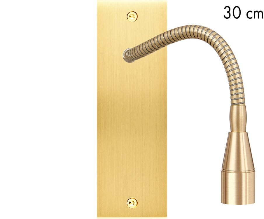 MODELEC - Façade Confidence Laiton Satine Etroite Longue + Liseuse Fine 30