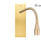 MODELEC - Façade Confidence Laiton Satine Etroite Longue + Liseuse Fine 30
