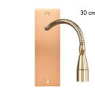 MODELEC - Façade Confidence Laiton Cuivre Satine Etroite Longue + Liseuse Fine 30