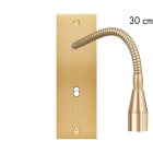 MODELEC - Façade Confidence Laiton Brosse Etroite Longue Liseuse Fine 30 + B1