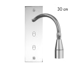 MODELEC - Façade Confidence Laiton Chrome Etroite Longue Liseuse Fine 30 + B1 B1