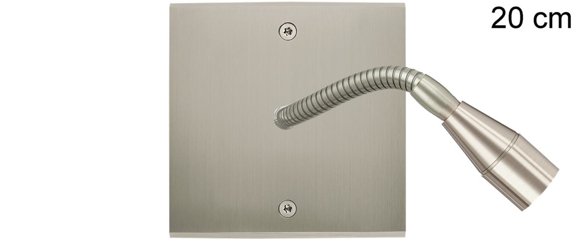 MODELEC - Façade Confidence Laiton Nickel Satine Simple Liseuse Fine 20