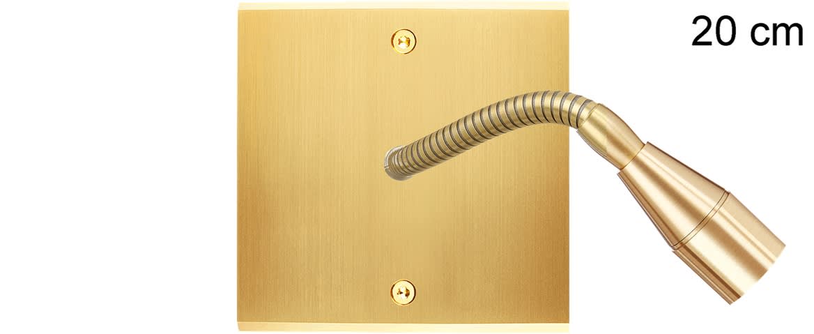 MODELEC - Façade Confidence Laiton Satine Simple Liseuse Fine 20