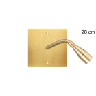 MODELEC - Façade Confidence Laiton Satine Simple Liseuse Fine 20