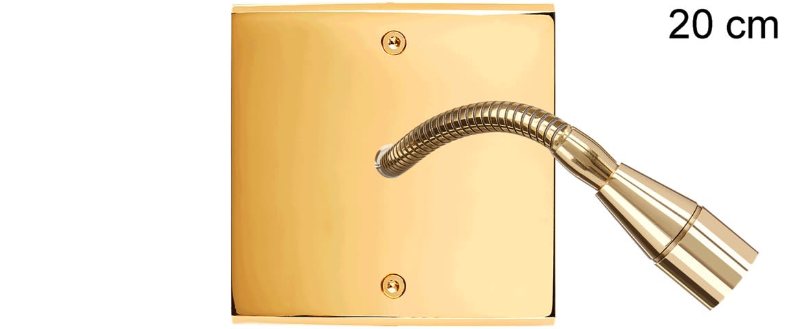 MODELEC - Façade Confidence Laiton Or Miroir Simple Liseuse Fine 20