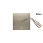 MODELEC - Façade Confidence Laiton Acier Brosse Simple Liseuse Fine 30