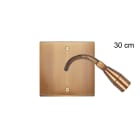 MODELEC - Façade Confidence Laiton Vieux Bronze Simple Liseuse Fine 30