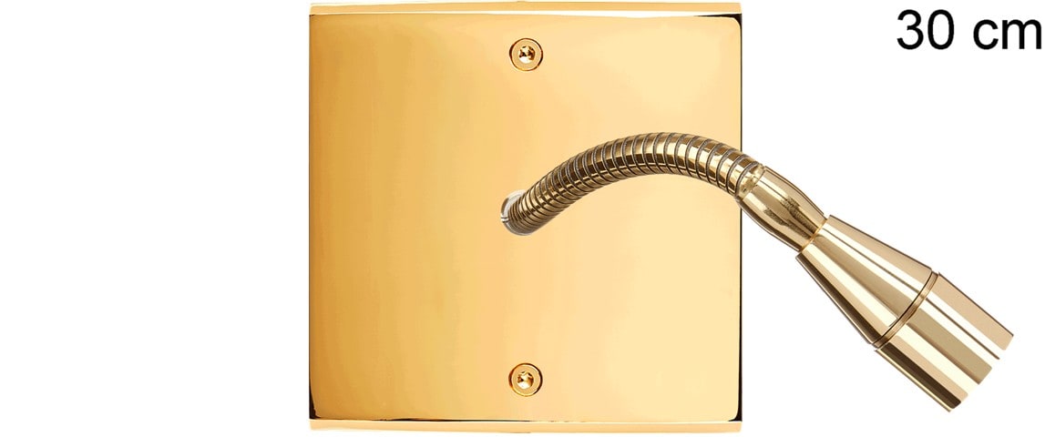 MODELEC - Façade Confidence Laiton Or Miroir Simple Liseuse Fine 30