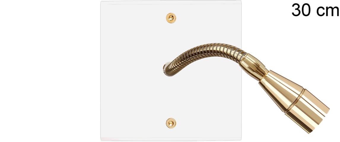 MODELEC - Façade Confidence Laiton Blanc Email Simple Liseuse Fine 30