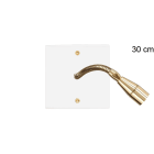 MODELEC - Façade Confidence Laiton Blanc Email Simple Liseuse Fine 30