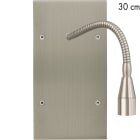 MODELEC - Façade Confidence Laiton Nickel Satine Double Verticale Liseuse Fine 30