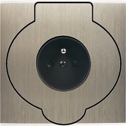 MODELEC - Façade Confidence Laiton Acier Simple Prise De Sol