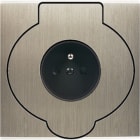 MODELEC - Façade Confidence Laiton Acier Simple Prise De Sol