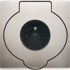 MODELEC - Façade Confidence Laiton Nickel Satine Simple Prise De Sol