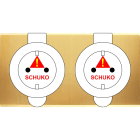 MODELEC - Façade Confidence Laiton Satine Double Prise De Sol PCK Pck