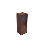 MODELEC - Borne de jardin Inox IP55 BUBOX BOJA Corten 23CM + Prise 2P+T franco-belge