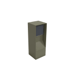 MODELEC - Borne de jardin Inox IP55 BUBOX BOJA Vert sauge 23CM + Prise Witty