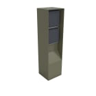 MODELEC - Borne de jardin Inox IP55 BUBOX BOJA Vert sauge 33CM + 2x PC franco-belge + piq