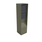 MODELEC - Borne de jardin Inox IP55 BUBOX BOJA Vert sauge 33CM + 2x prise Witty