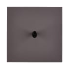MODELEC - Façade Désir Anthracite Mat Simple 1 trou oblong; Façade à clip.